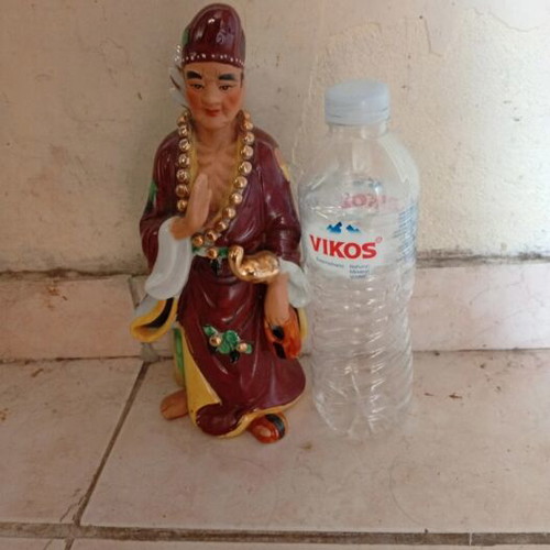Vintage Monk Sage Statue Collectible with Details