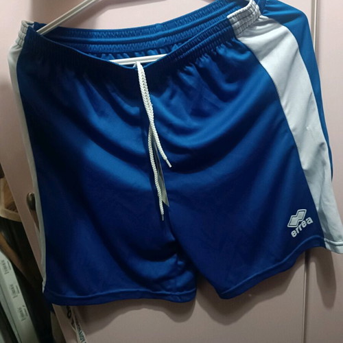 Errea sports shorts new, blue, size S