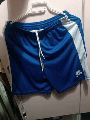 Errea sports shorts new, blue, size S