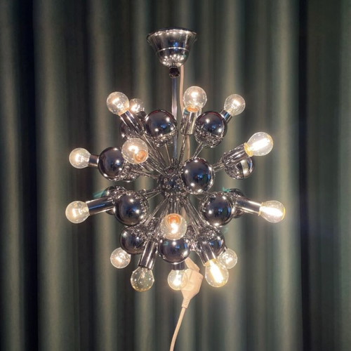 Vintage Sputnik chandelier by Cosack Leuchten, Germany