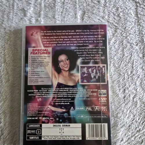 Groove DVD used with Greek subtitles, social drama