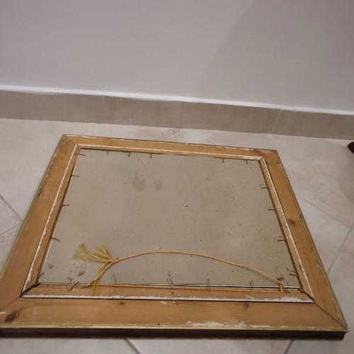 Gold carved frame used