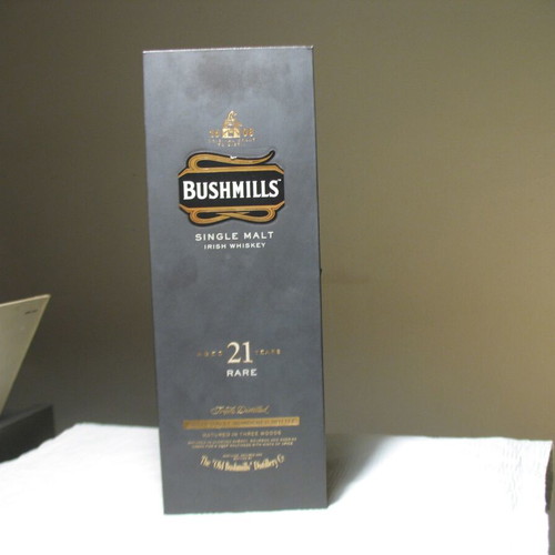 Bushmills Aged 21 Years Single Malt new, triple distilled whiskey