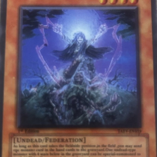 Deadbody Wizard Yu-Gi-Oh! card, Tactical Evolution series, super rare edition