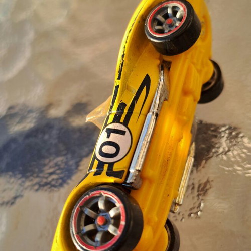 Hot Wheels Ferrari 250 Testa Rossa μεταλλικό αυτοκινητάκι, κίτρινο αγωνιστικό