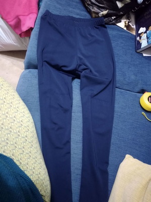 Blue leggings used, size Small for girls 9-11 years old