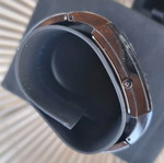 Thierry Mugler wristwatch like new, black stainless steel bracelet