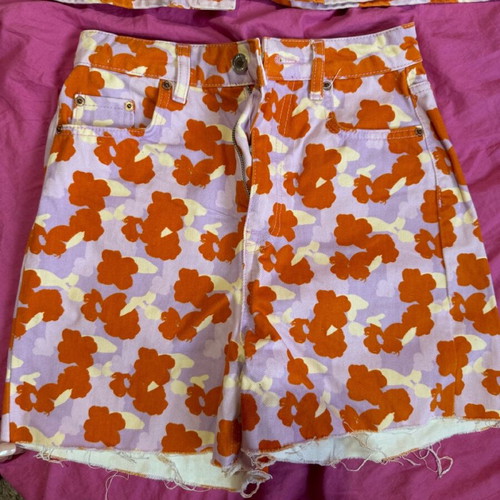 Zara 90’s style set like new, white and orange