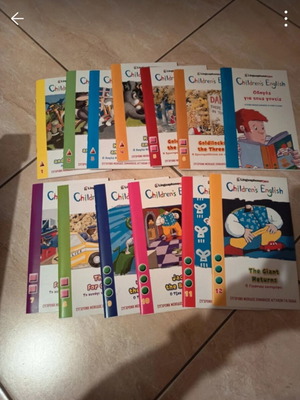 English learning books for children, set of 12 with CDs