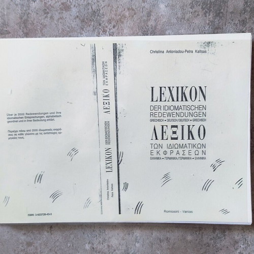 Dictionary of German Idiomatic Expressions like new, spiral bound photocopy