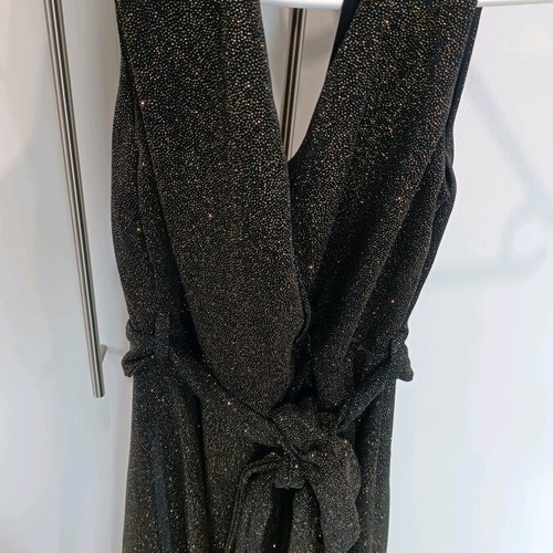 Bellino long black dress like new, maxi for formal events
