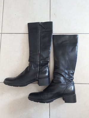 Prada woman boots black size 38.5 like new