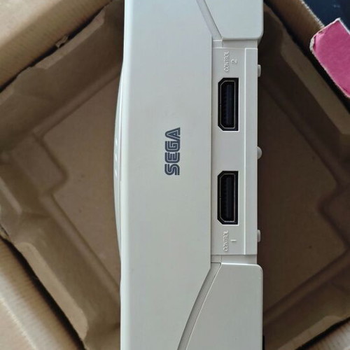 Sega Saturn White Console HST-0014 System like new, NTSC-J