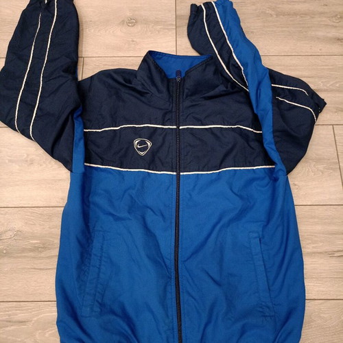 Retro Nike jacket navy and electric blue used