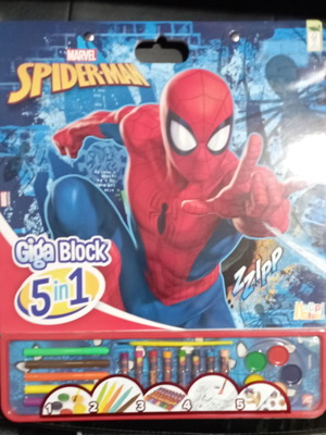 Σετ ζωγραφικής Spider-Man G.Block 5 σε 1 καινούργιο