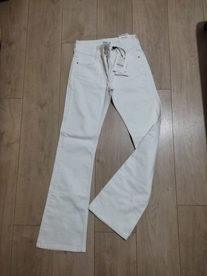 Skinny flare jeans Pull & Bear white new with tags