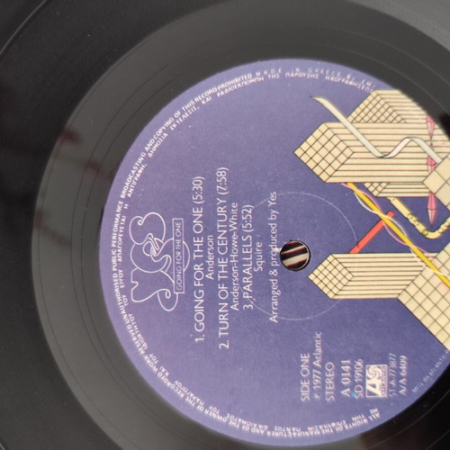 Yes Going for the One LP used, Greek press, progressive rock