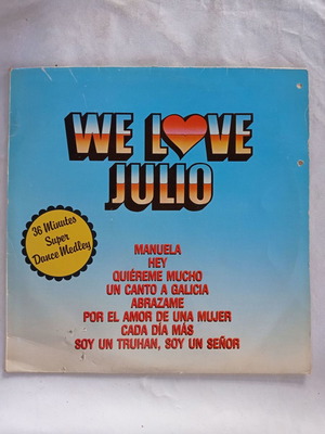 Δίσκος βινυλίου Julio Iglesias We Love Julio μεταχειρισμένος, Latin