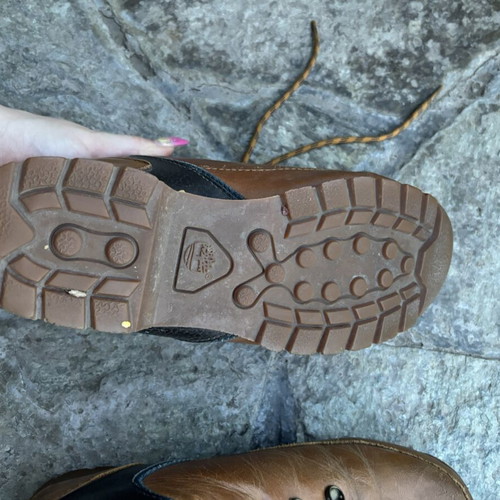 Timberland leather ankle boots like new, brown size 38