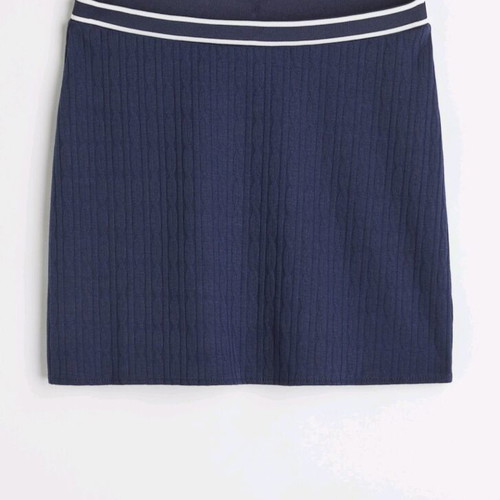 H&M skirt dark blue like new, size XS