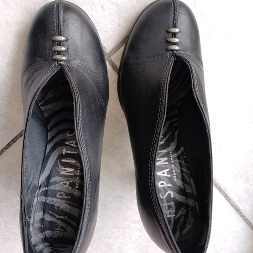 Hispanitas leather pumps used, black, size 36