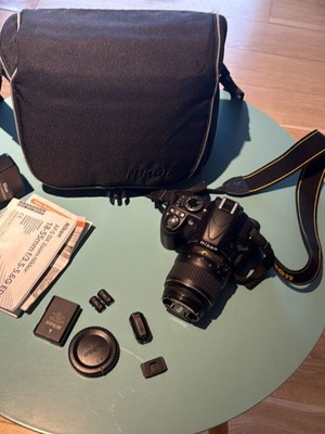 Nikon D3100 digital camera with AF-S DX Zoom-Nikkor lens used