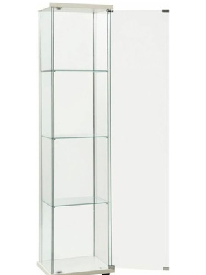 Glass display cabinet