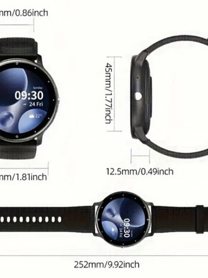 GWENLAND 3,25” Smart Watch Pro!
