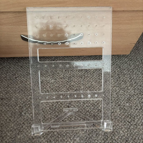 Jewelry stand, transparent for earrings and accessories