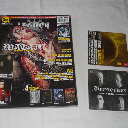 Legacy German magazine with 2 CDs like new, issue 05/2013 no. 86