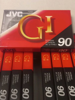 Аудиокасети JVC 90 нови, комплект от 10