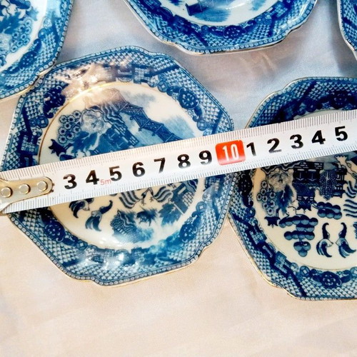 Blue Willow Tea Set 20 Pieces from Belgium
