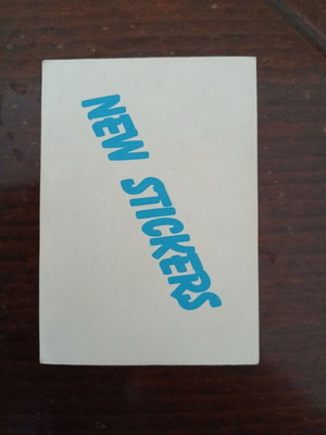 Michel Platini Sticker new from 1986 Mexico World Cup