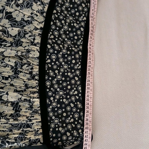 Twin-set Simona Barbieri Silk Skirt 100% New Floral Polka Dot