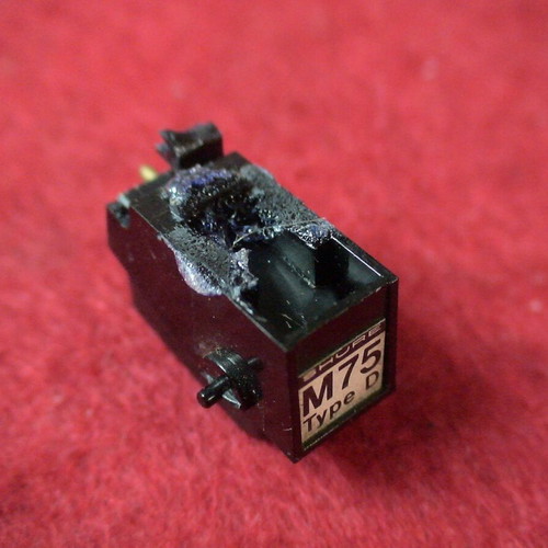 Shure DM103 M-E and M-75 Type D heads used, defective without needles