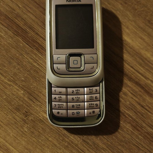 Nokia 6111 mobile phone, pink
