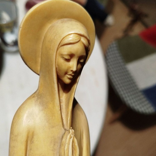 Handmade sculpture of Panagia by sculptor A. Santini like new