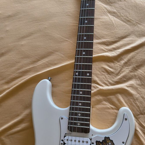 Stratocaster Custom used, early 2000s, white body, USA neck