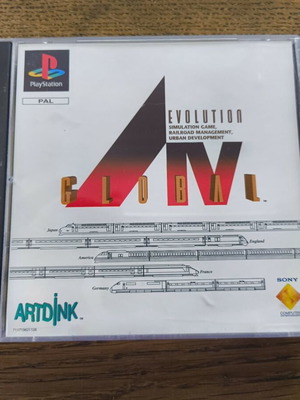 A.IV Global Evolution PlayStation PS1 simulation strategy game like new