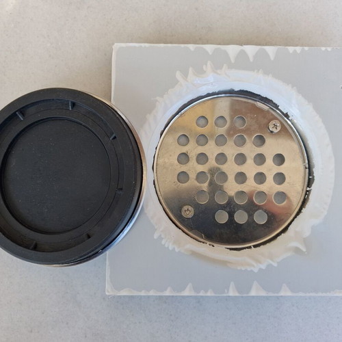 Stainless steel floor drain new 15x15cm with odor prevention cover