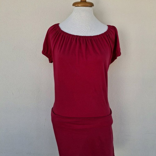 Benetton dress S fuchsia like new