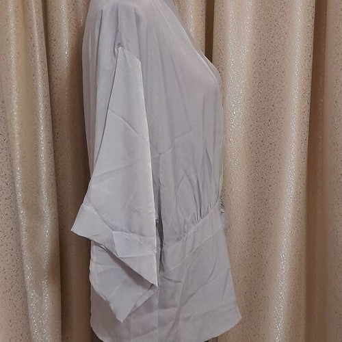 Yamamay gray kimono new satin polyester