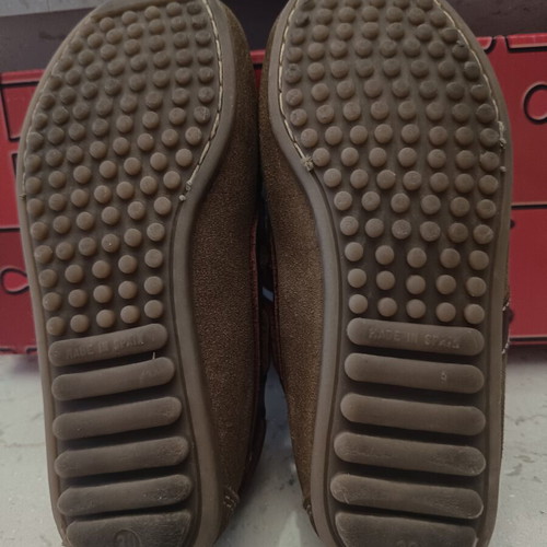 Xti Shoes boys' boat shoes size 30 used, taupe