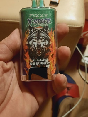 Fizzy X-Space αναλώσιμο vape, βατόμουρο και ξινή σμέουρο