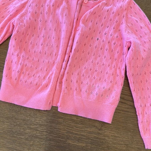 Gap girls' cardigan like new, pink, age 4