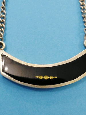 Silver vintage necklace from the 70s like new
