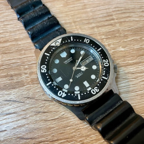 Orient Vintage Professional Diver 42mm used, black