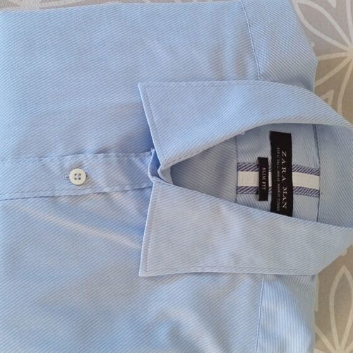 Zara shirt like new, turquoise, size L