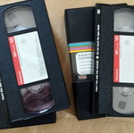 Βιντεοκασέτες Panasonic 2x180 σαν καινούργιες, επανεγράψιμες VHS