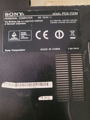 Sony Vaio μεταχειρισμένο laptop χωρίς τροφοδοτικό